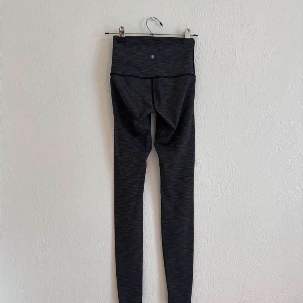 Lululemon dark gray leggings size 4